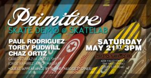 primative skate lab demo event