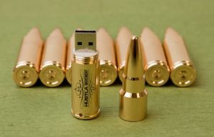 Custom Bullet USB drive with all 5 Hustla Movement mixtapes